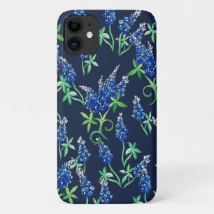 Texas Bluebonnets Floral Blue iPhone 11 Case