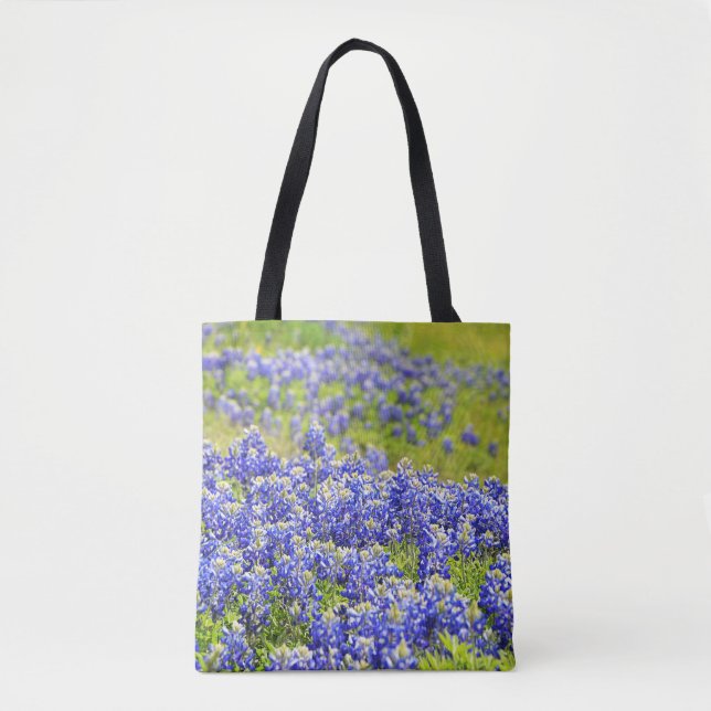 Texas Bluebonnets Flowers Tote Bag (Front)