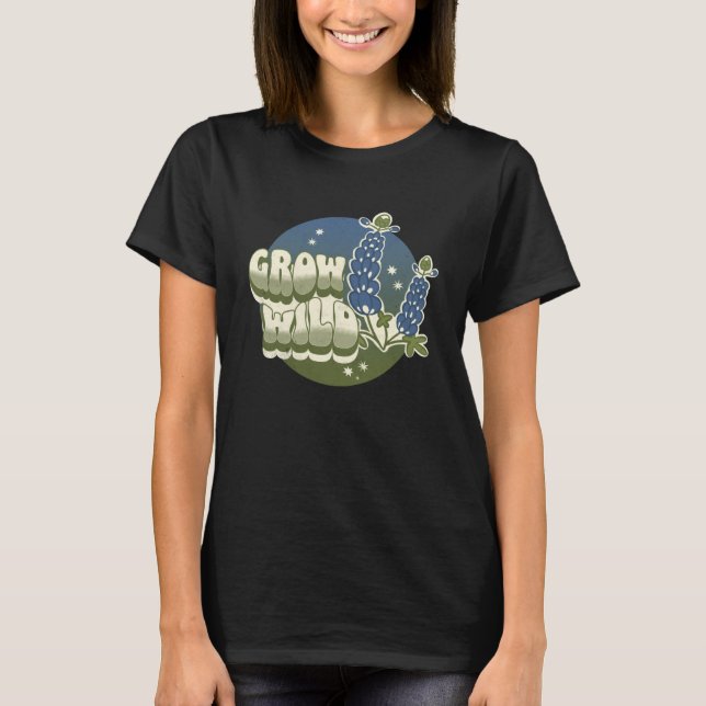 Texas Bluebonnets Grow Wild Pullover Hoodie (Front)