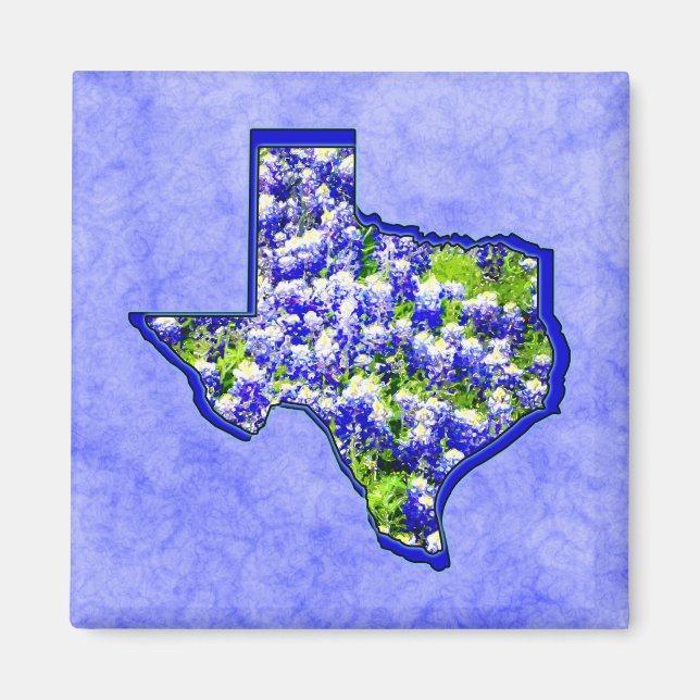 TEXAS BLUEBONNETS MAGNET (Front)