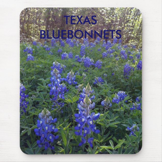 TEXAS BLUEBONNETS MOUSE MAT (Front)
