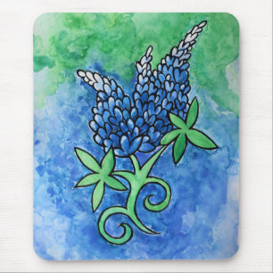Texas Bluebonnets Mouse Mat