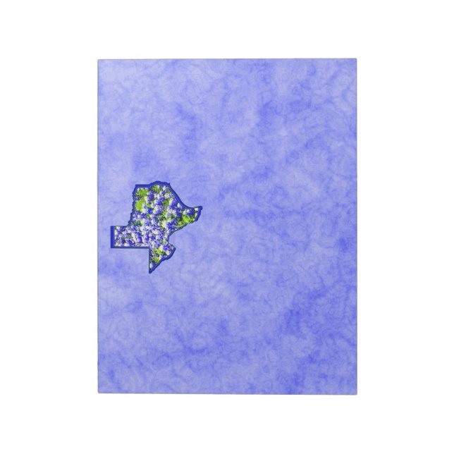 TEXAS BLUEBONNETS NOTEPAD (Rotated)