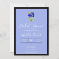 Texas Bluebonnets on Slate Blue, Spring, Bridal