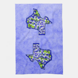TEXAS BLUEBONNETS TEA TOWEL