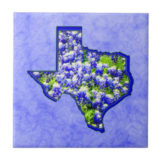 TEXAS BLUEBONNETS TILE
