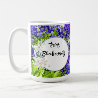 Texas Bluebonnets Wildflowers Bone China Mug  