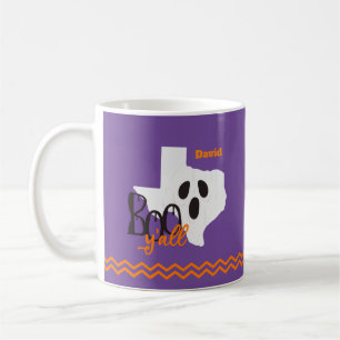 Texas Boo Y'all Halloween Coffee Mug