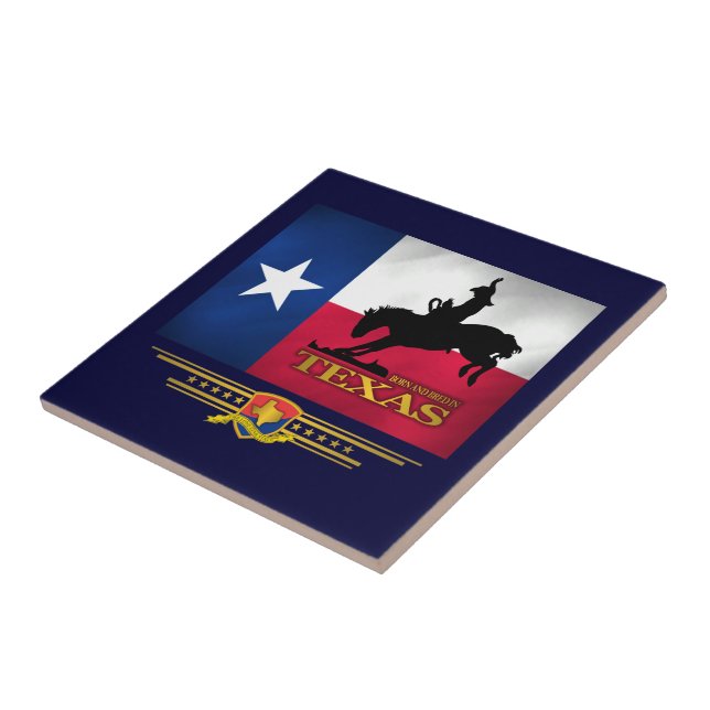 Texas Born & Bred Tile (Side)