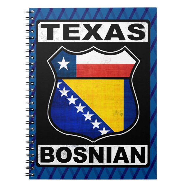 Texas Bosnian American Sign Notebook (Front)