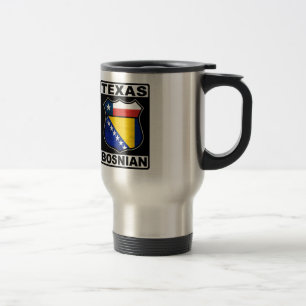 Texas Bosnian American Sign Travel Mug
