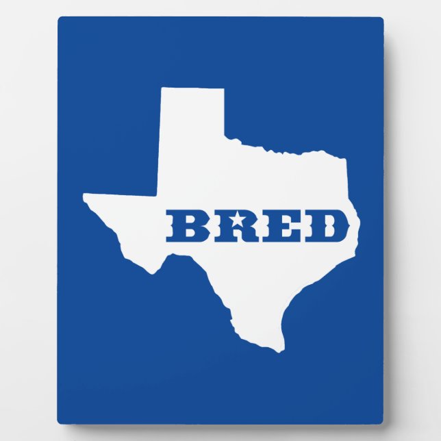Texas Bred Plaque (Front)