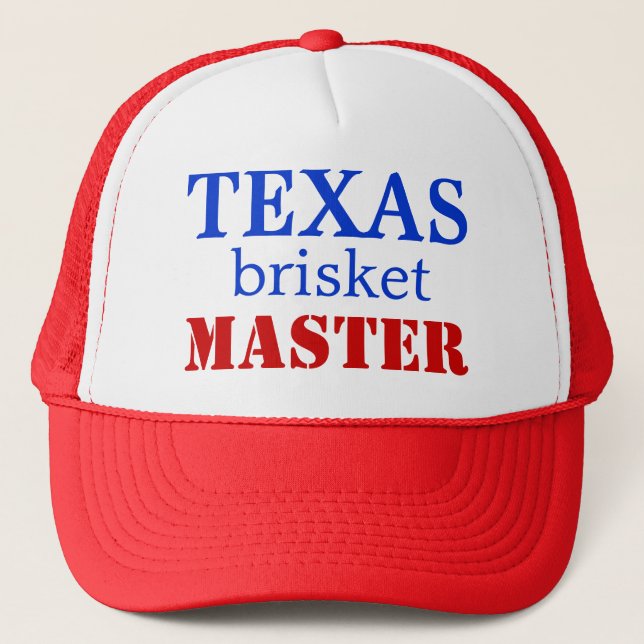 Texas Brisket Master - baseball cap, trucker hat (Front)
