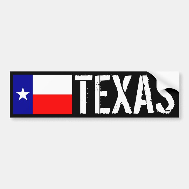 Texas Bumper Sticker (Front)