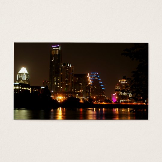 Texas Business Card Austin Lights