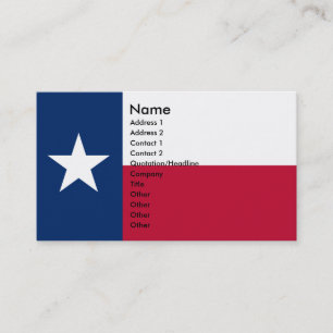 TEXAS Business Cards