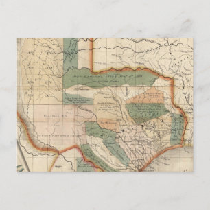 Texas, By David H Burr Postcard