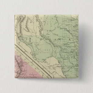 Texas, California 15 Cm Square Badge