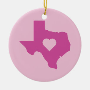 Texas Ceramic Tree Decoration