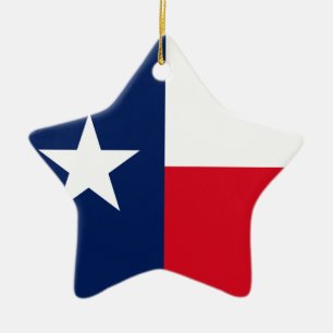 TEXAS CERAMIC TREE DECORATION