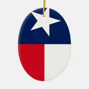 TEXAS CERAMIC TREE DECORATION