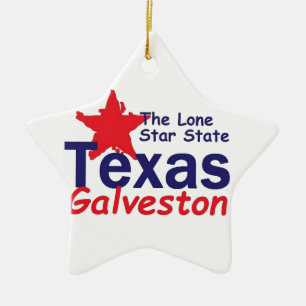 TEXAS CERAMIC TREE DECORATION
