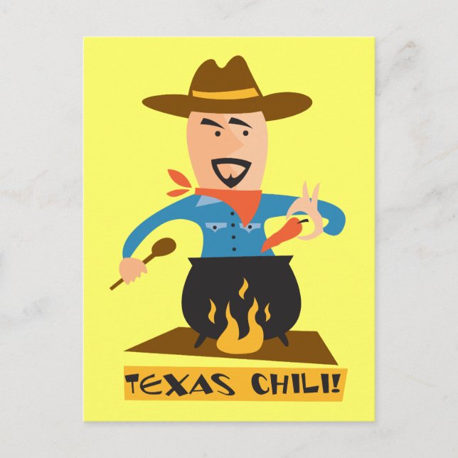 Texas Chilli Postcard (Front)