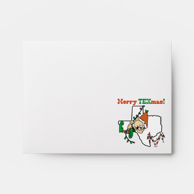 Texas Christmas Envelope (Front)