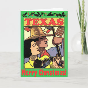 Texas Christmas Holiday Card