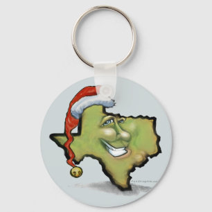 Texas Christmas Key Ring