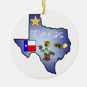 Texas Christmas Ornament