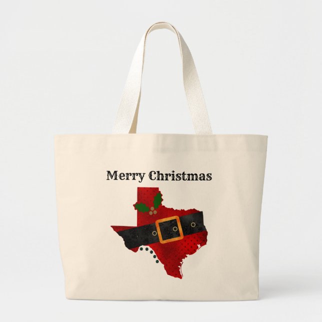 Texas Christmas Tote Bag (Front)