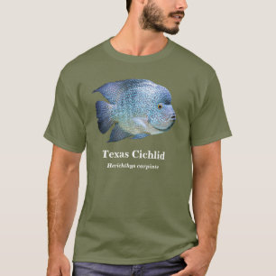 Texas Cichlid , Herichthys carpintis T-Shirt