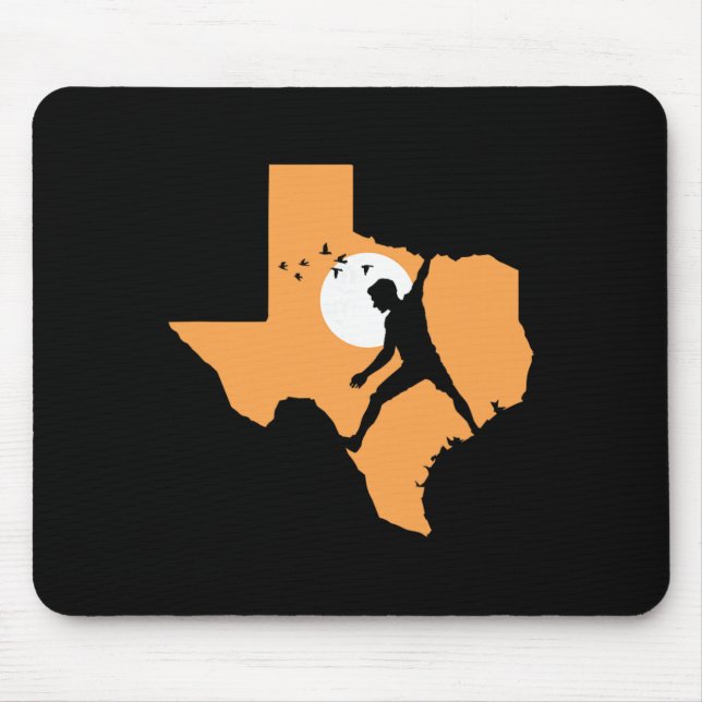 Texas Climbing Bouldering Hobby Rock  Mouse Mat (Front)