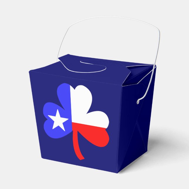 Texas Clover Favour Box (Front Side)