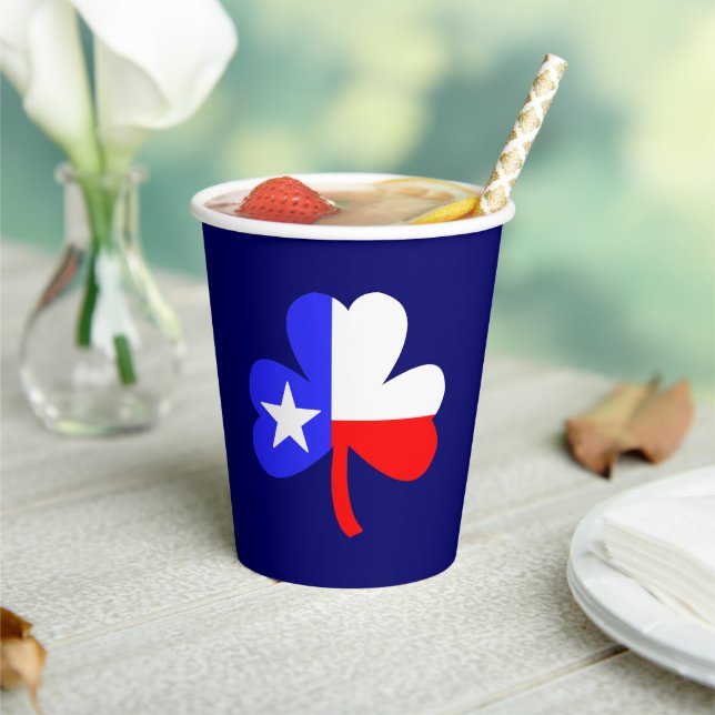Texas Clover Paper Cup (Insitu)
