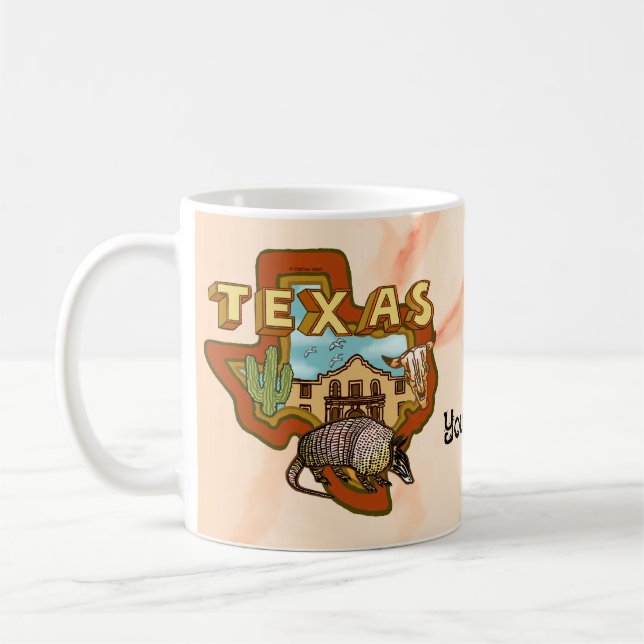 Texas Coffee Mug (Left)