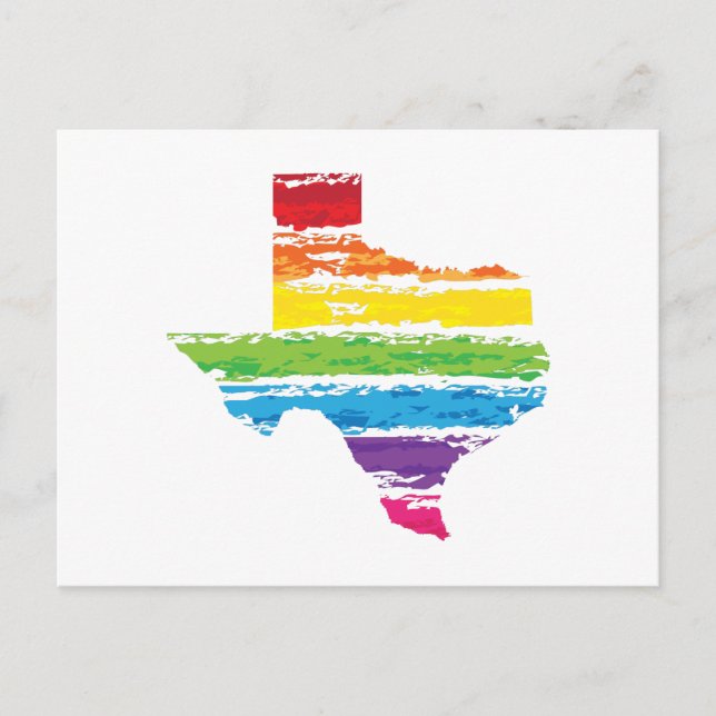 texas colour burst postcard (Front)