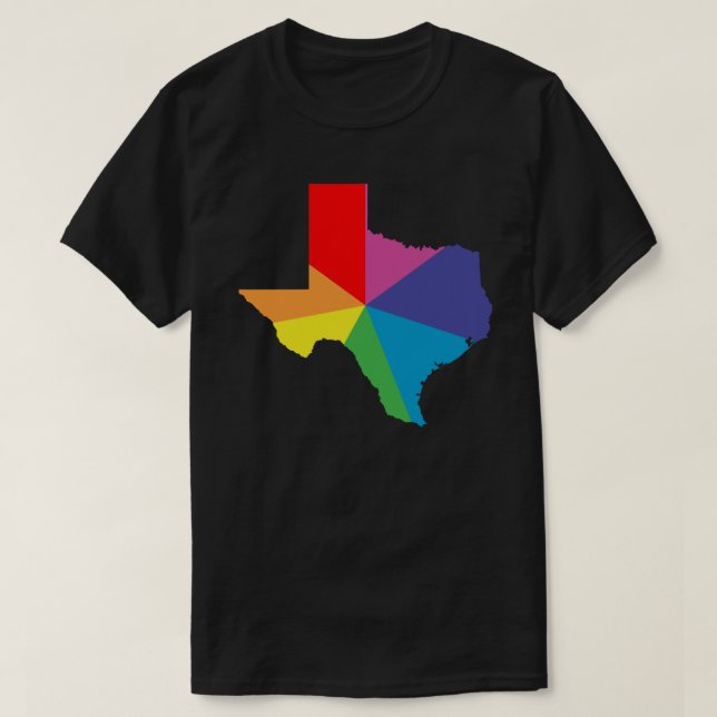 texas colour burst T-Shirt (Design Front)