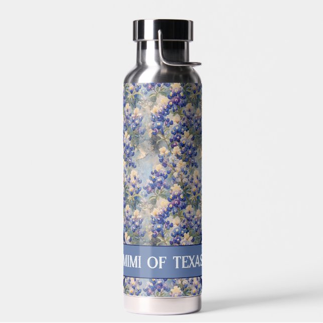 Texas Commemorative Bluebonnets, Water Bottle (Left)