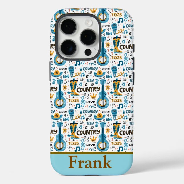 Texas Country Music iPhone / iPad case (Back)