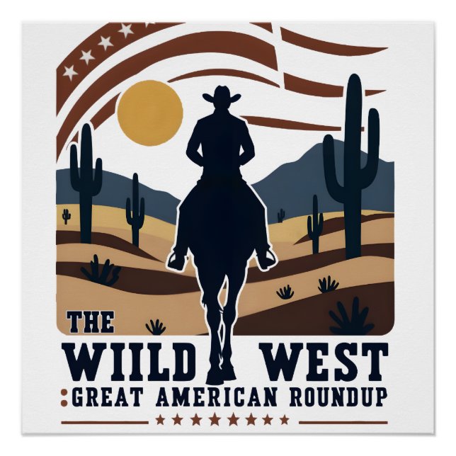 TEXAS cowboy america cowboy Poster (Front)