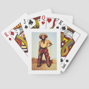Texas Cowboy, c.1890 (oil on canvas) Playing Cards