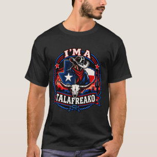 Texas Cowboy Longhorn Western Rodeo Patriotic T-Shirt