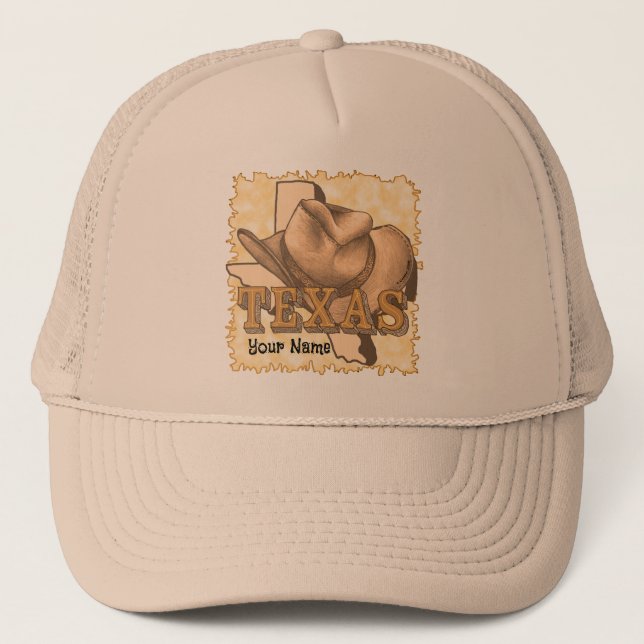 Texas Cowboy Trucker Hat (Front)