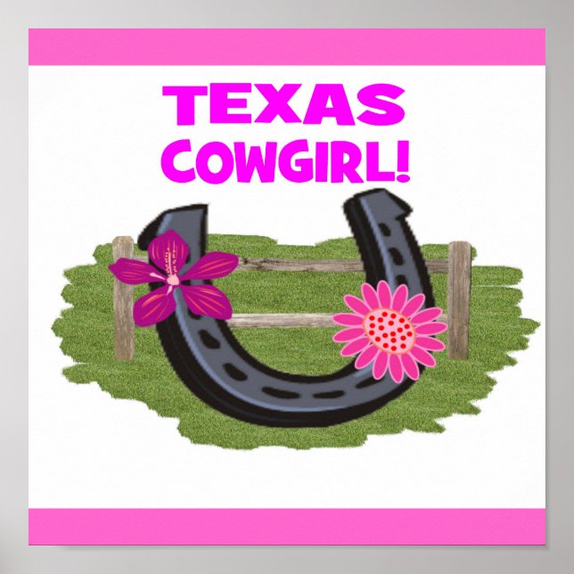 TEXAS COWGIRL POSTER (Front)