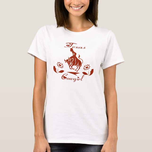 TEXAS COWGIRL SPAGHETTI TOP (Front)
