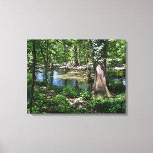 Texas Creek Wimberley Canvas Print