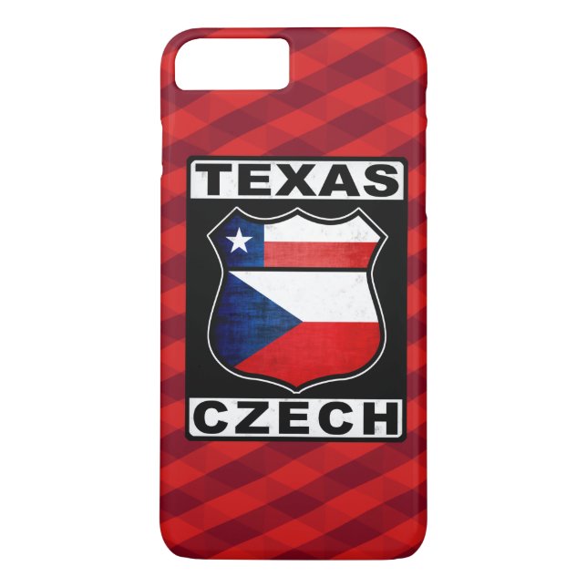 Texas Czech American iPhone Case (Back)