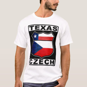 Texas Czech American Route Sign T-Shirt